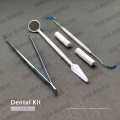 Instrumentos descartáveis ​​do kit dental médico